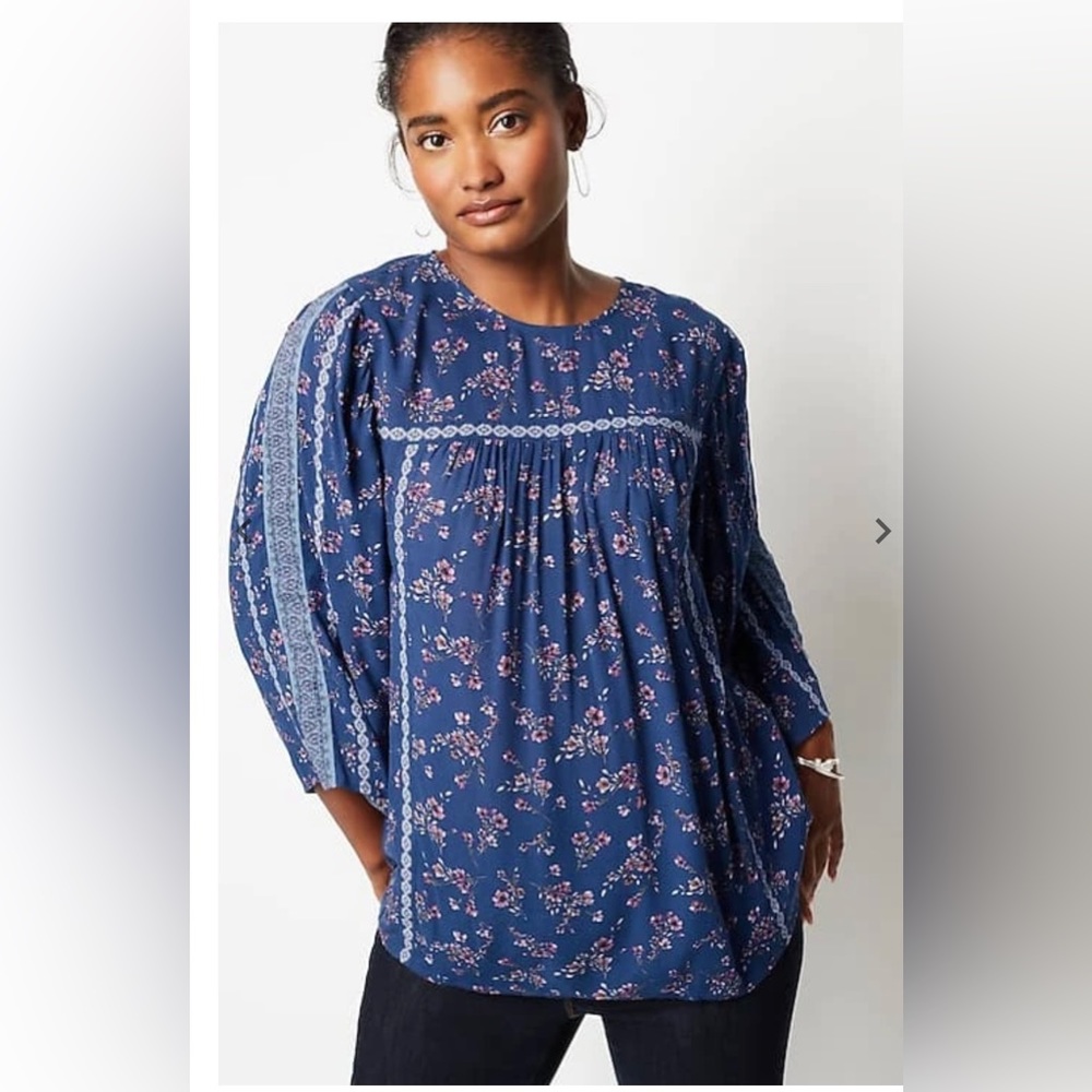 J. Jill Night Sky Floral Top - Picture 5 of 8